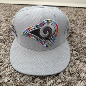 Los Angeles Rams Gray SnapBack Hat